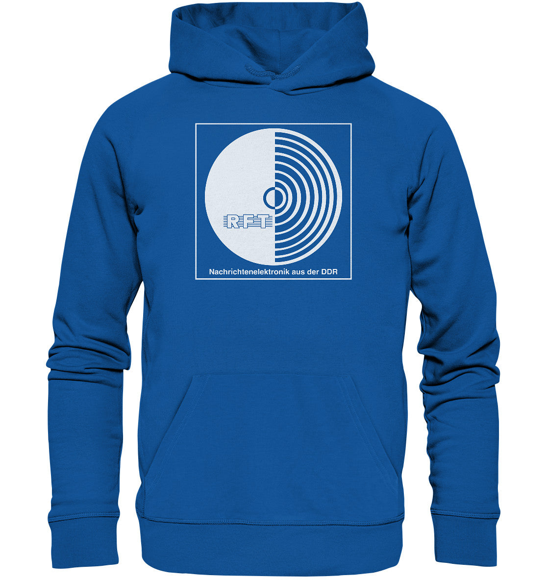 DDR Ostalgie Kapuze / Organic Hoodie Unisex • RFT NACHRICHTENELEKTRONIK AUS DER DDR