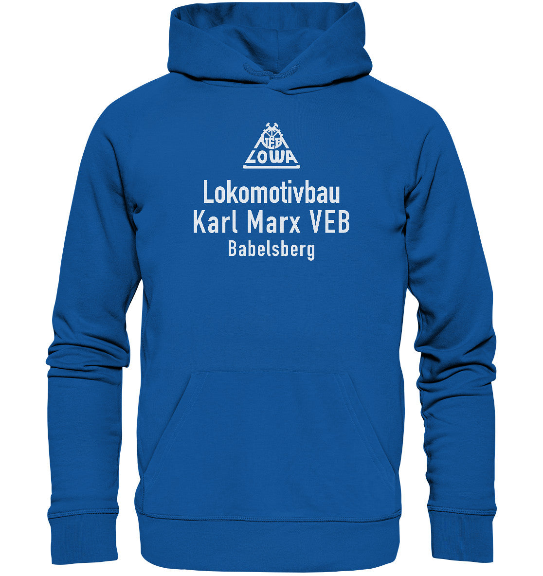 DDR Ostalgie Kapuze / Organic Hoodie Unisex • VEB LOWA BABELSBERG