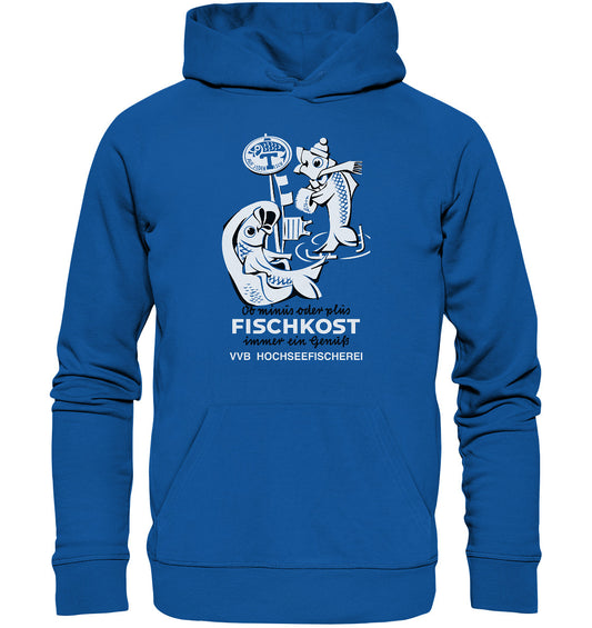 DDR Ostalgie Kapuze / Organic Hoodie Unisex • VVB HOCHSEEFISCHEREI FISCHKOST