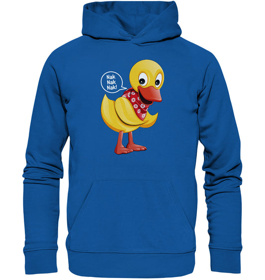 DDR Ostalgie Kapuze / Organic Hoodie Unisex • UNSER SANDMÄNNCHEN - SCHNATTERINCHEN - NAK NAK NAK!