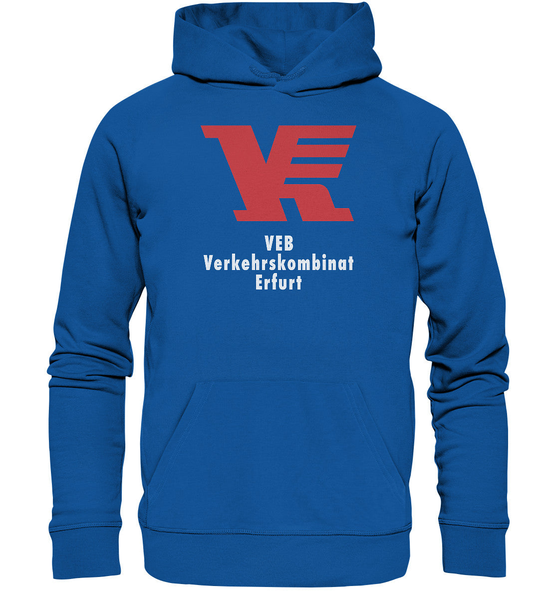 DDR Ostalgie Kapuze / Organic Hoodie Unisex • VEB VERKEHRSKOMBINAT ERFURT