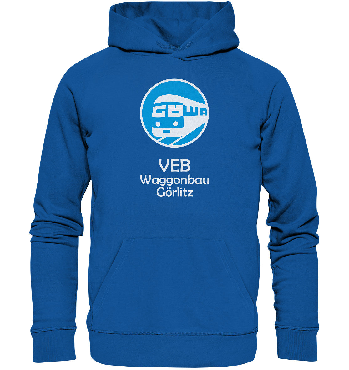 DDR Ostalgie Kapuze / Organic Hoodie Unisex • VEB WAGGONBAU GÖRLITZ