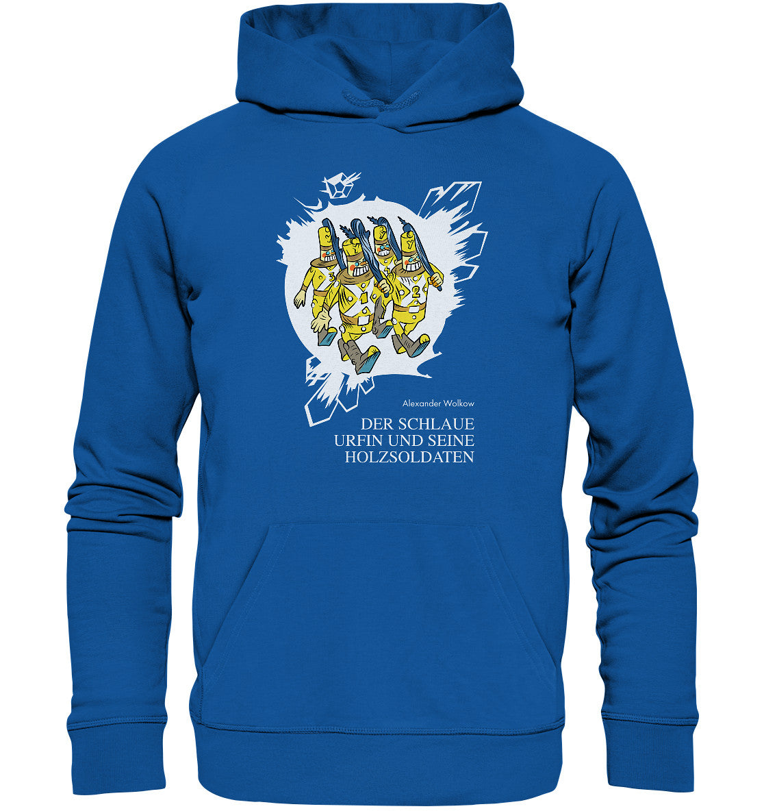 DDR Ostalgie Kapuze / Organic Hoodie Unisex • WOLKOW - DER SCHLAUE URFIN UND SEINE HOLZSOLDATEN