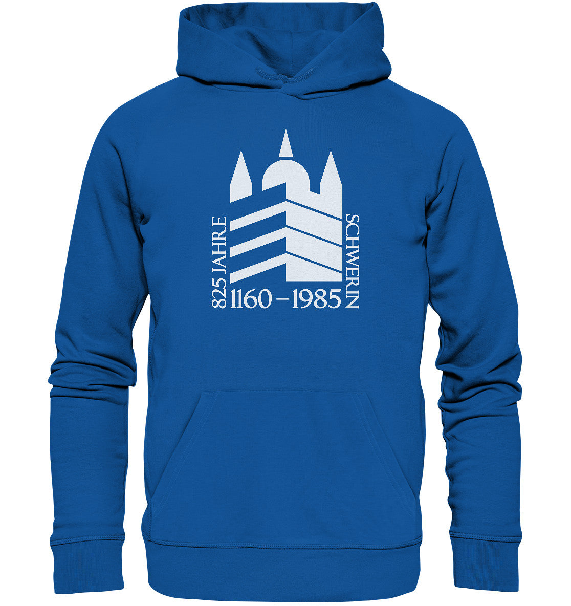 DDR Ostalgie Kapuze / Organic Hoodie Unisex • 825 JAHRE SCHWERIN - 1985