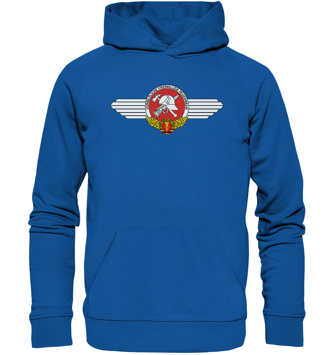DDR Ostalgie Kapuze / Organic Hoodie Unisex • VORBILDLICHE FREIWILLIGE FEUERWEHR DER DDR