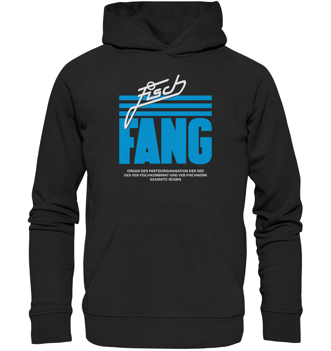DDR Ostalgie Kapuze / Organic Hoodie Unisex • FISCHFANG SASSNITZ