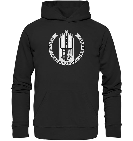 DDR Ostalgie Kapuze / Organic Hoodie Unisex • VEB NEUBRANDENBURGER BRAUEREI