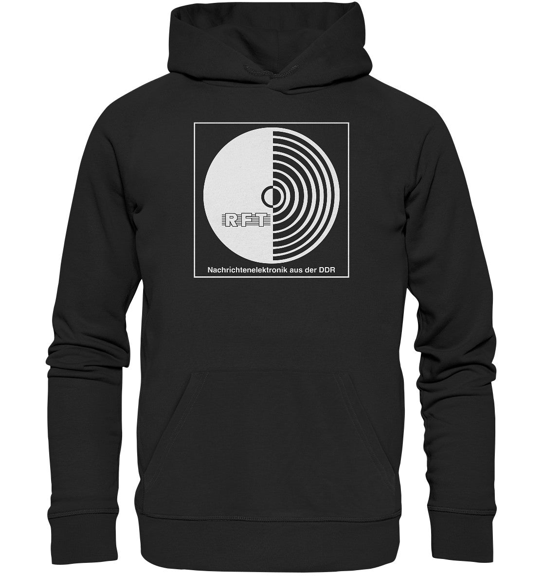 DDR Ostalgie Kapuze / Organic Hoodie Unisex • RFT NACHRICHTENELEKTRONIK AUS DER DDR