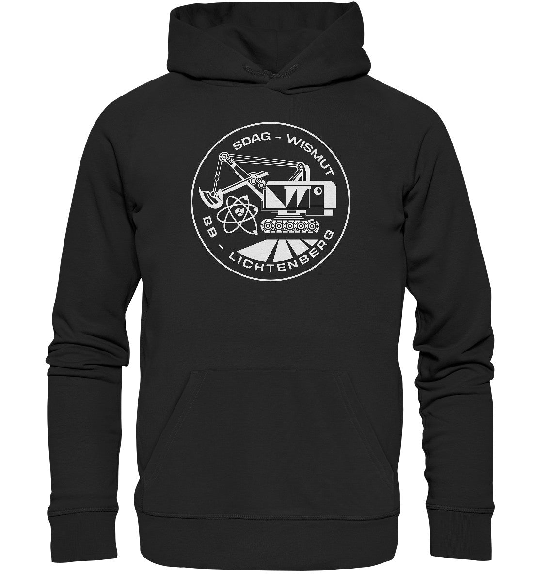 DDR Ostalgie Kapuze / Organic Hoodie Unisex • SDAG WISMUT - BB LICHTENBERG - Organic Basic Hoodie