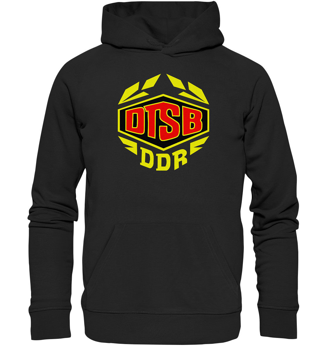 DDR Ostalgie Kapuze / Organic Hoodie Unisex • DDR TURN & SPORTBUND