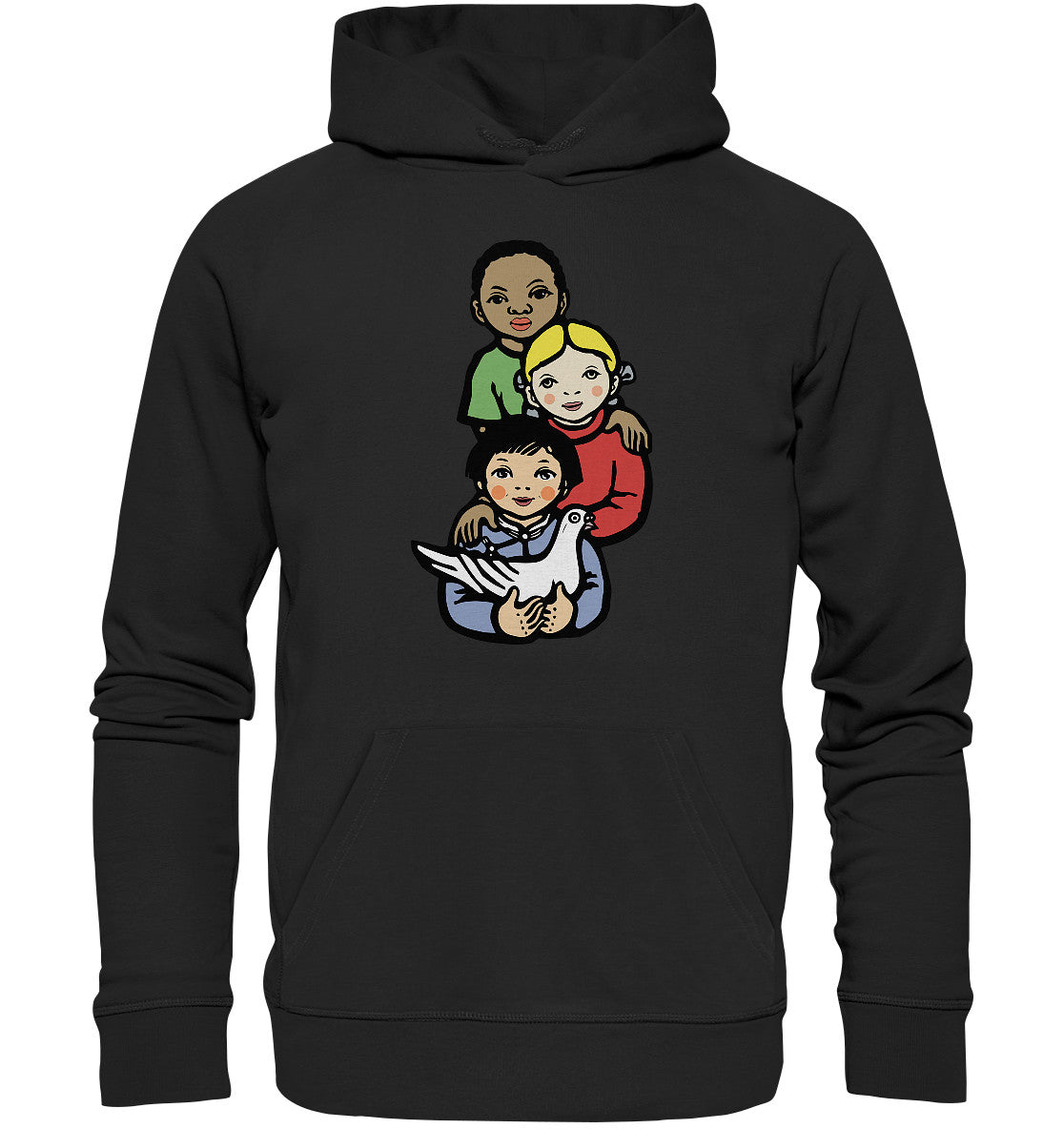 DDR Ostalgie Kapuze / Organic Hoodie Unisex • WELTFRIEDEN - WORLD PEACE, LI BING-FAN 1967