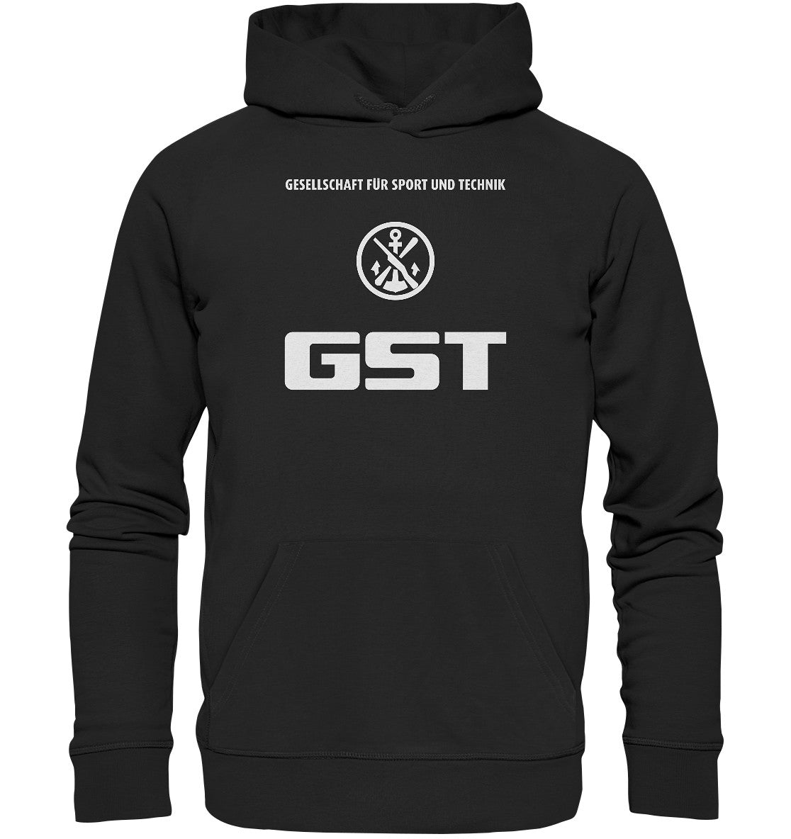 DDR Ostalgie Kapuze / Organic Hoodie Unisex • GST - GESELLSCHAFT FÜR SPORT UND TECHNIK