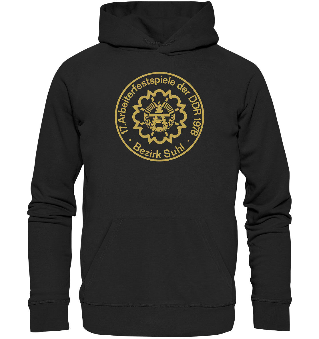 DDR Ostalgie Kapuze / Organic Hoodie Unisex • ARBEITERFESTSPIELE SUHL