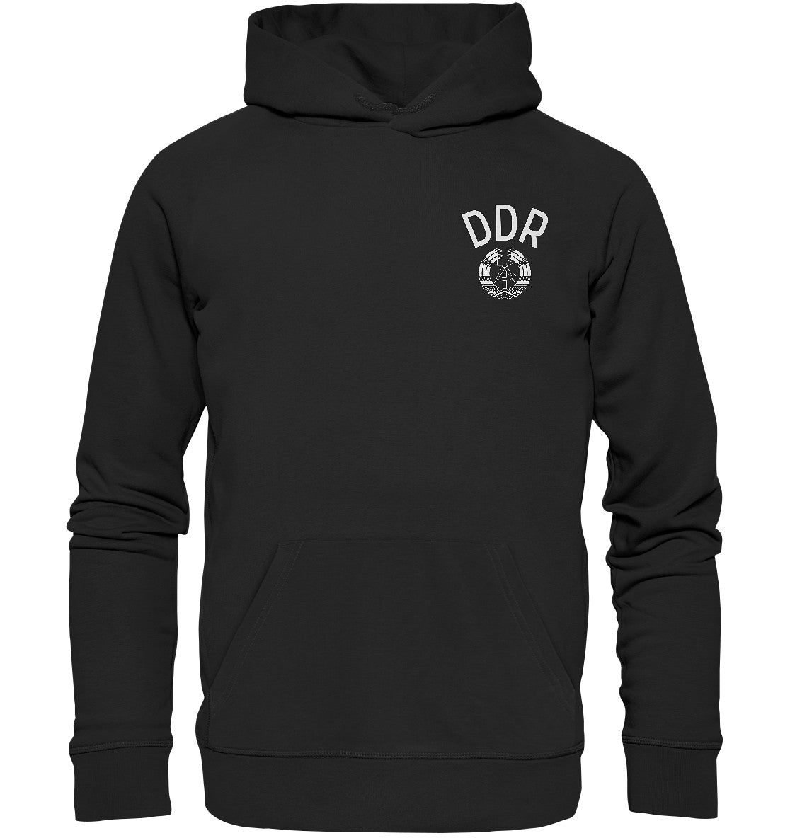 DDR Ostalgie Kapuze / Organic Hoodie Unisex • DDR SPORT TRIKOT - monochrom
