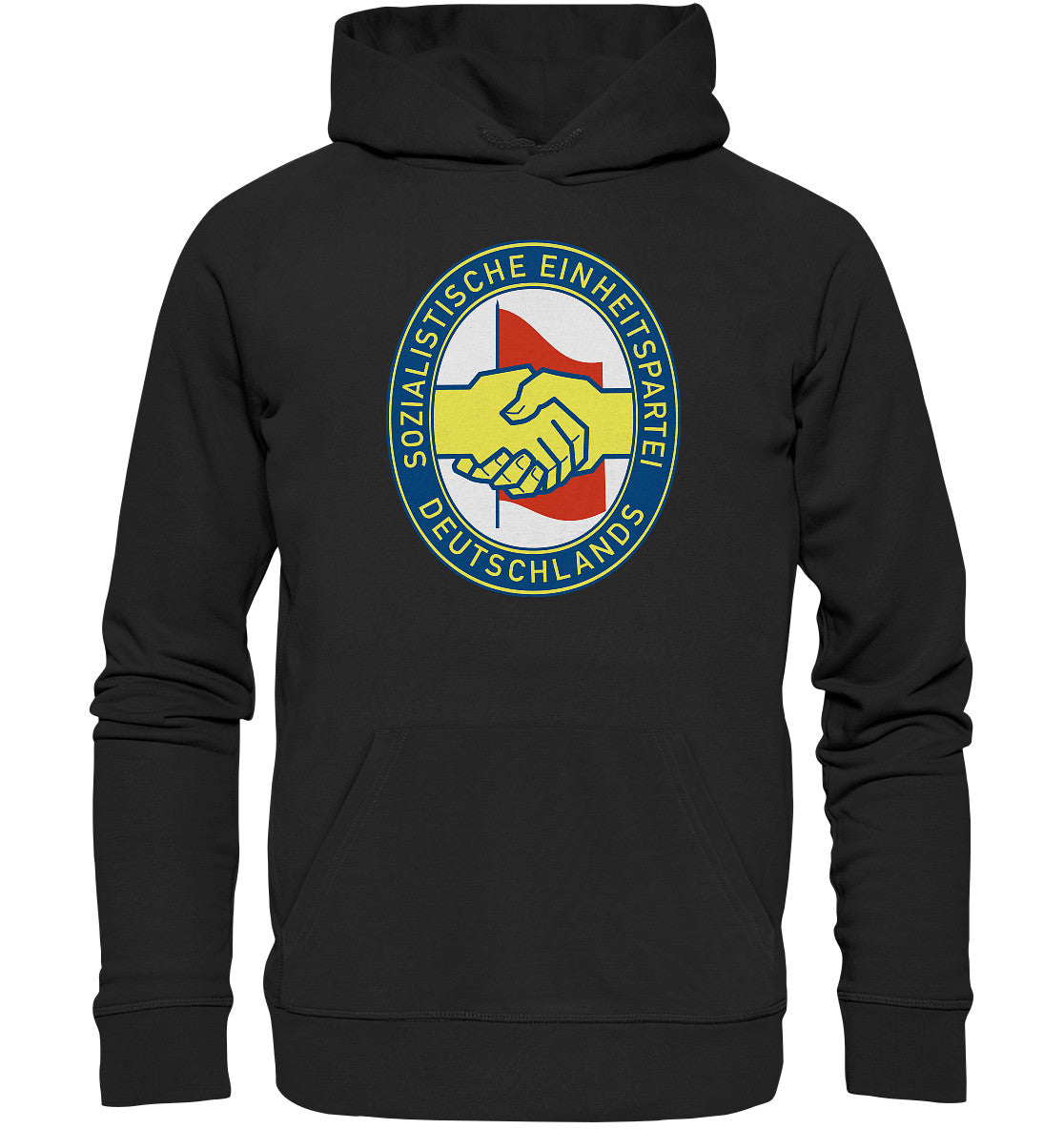 DDR Ostalgie Kapuze / Organic Hoodie Unisex • SED LOGO