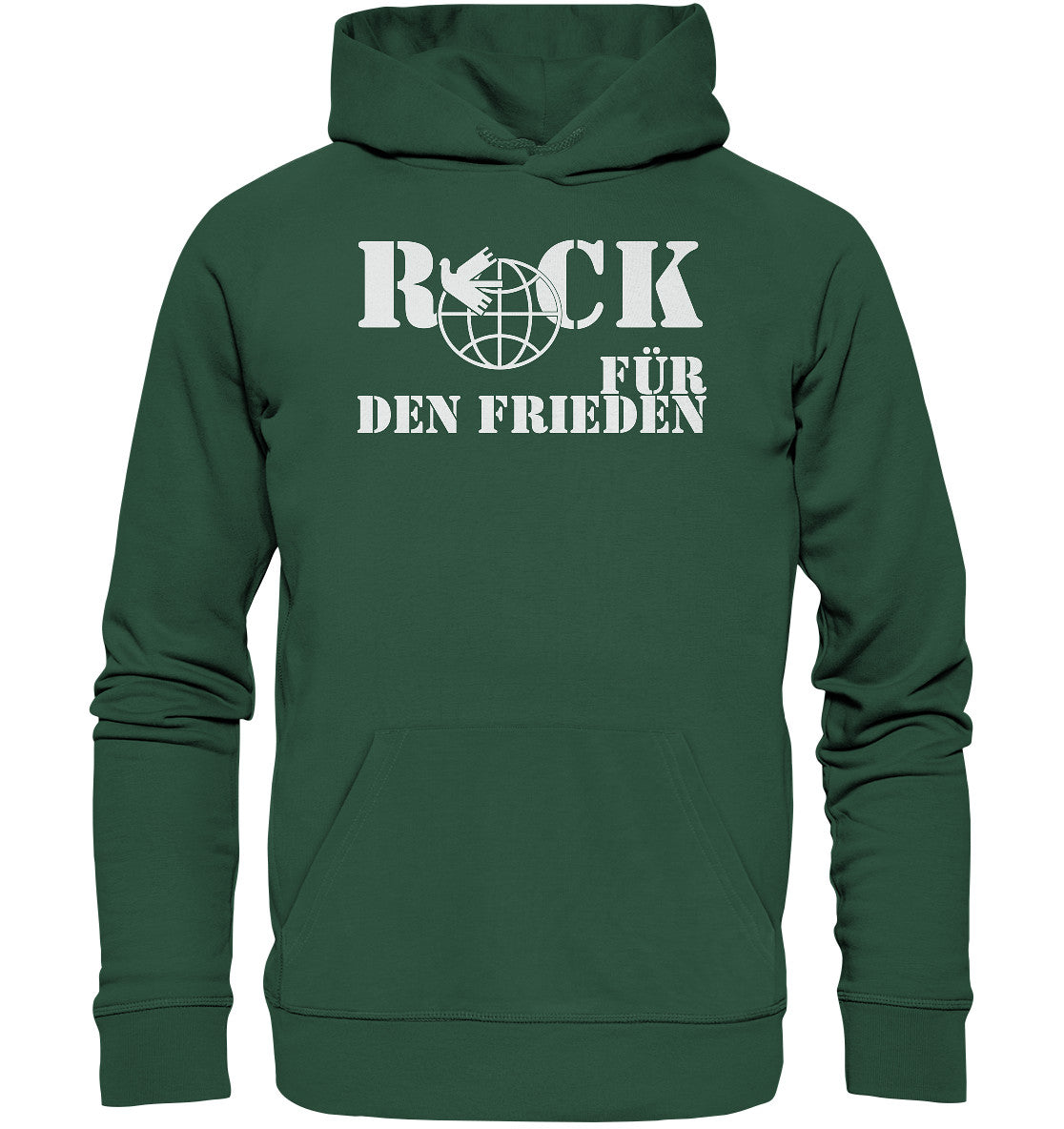 DDR Ostalgie Kapuze / Organic Hoodie Unisex • ROCK FÜR DEN FRIEDEN - MUSIKFESTIVAL