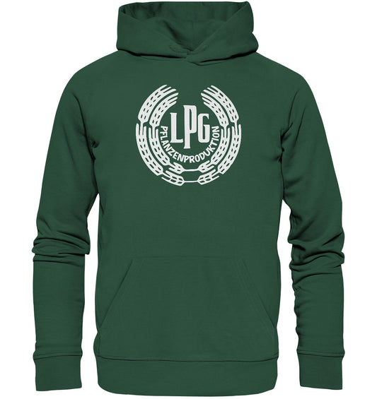 DDR Ostalgie Kapuze / Organic Hoodie Unisex • LPG PFLANZENPRODUKTION