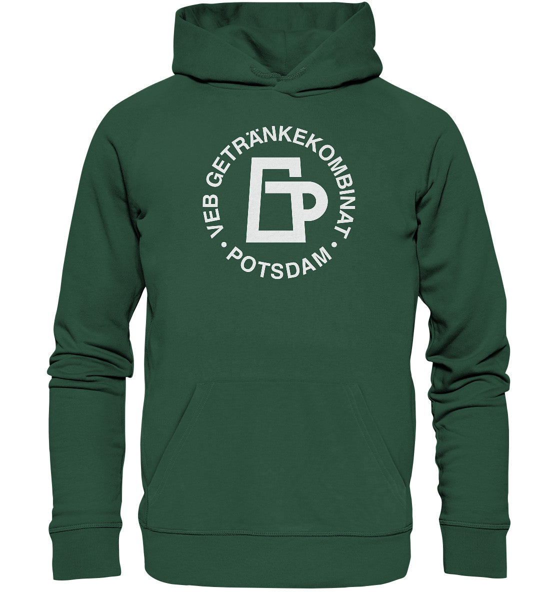 DDR Ostalgie Kapuze / Organic Hoodie Unisex • VEB GETRÄNKEKOMBINAT POTSDAM
