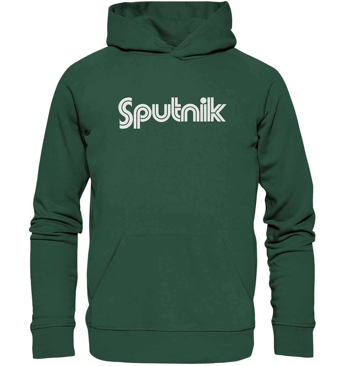 DDR Ostalgie Kapuze / Organic Hoodie Unisex • SPUTNIK MAGAZIN - monochrom
