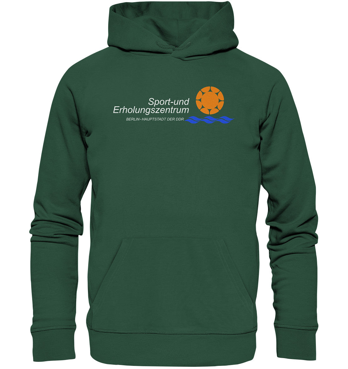 DDR Ostalgie Kapuze / Organic Hoodie Unisex • SEZ BERLIN