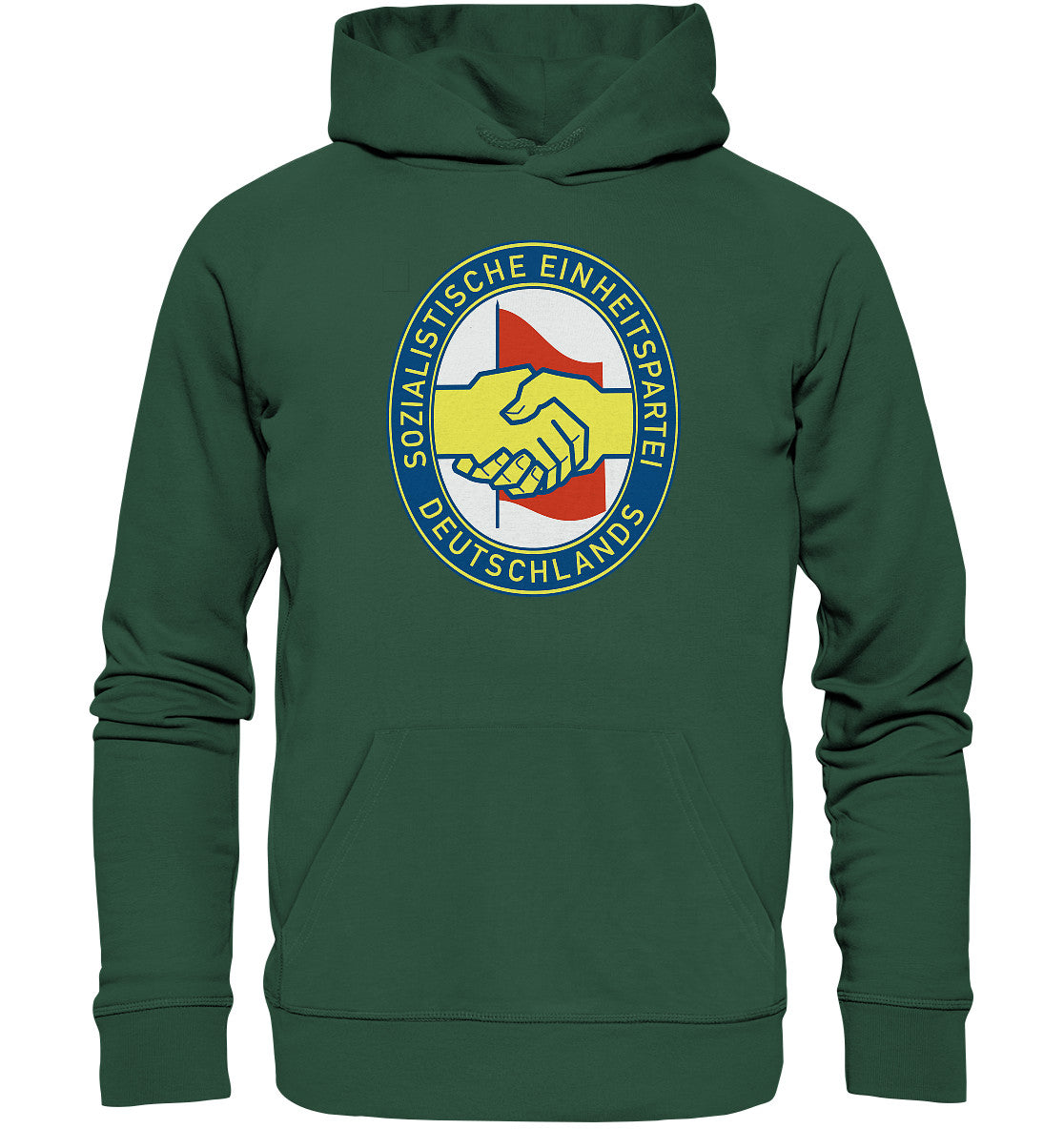 DDR Ostalgie Kapuze / Organic Hoodie Unisex • SED LOGO
