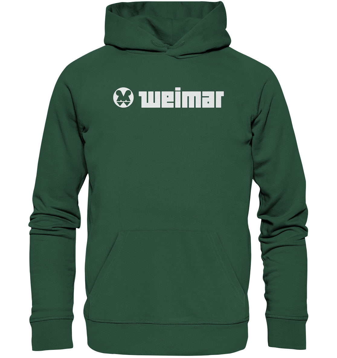 DDR Ostalgie Kapuze / Organic Hoodie Unisex • VEB WEIMAR-WERK