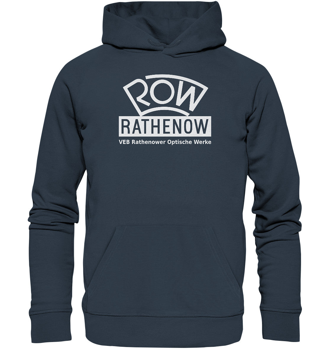 DDR Ostalgie Kapuze / Organic Hoodie Unisex • ROW RATHENOW