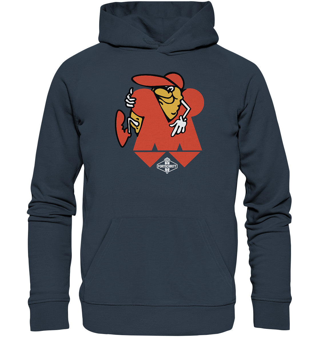 DDR Ostalgie Kapuze / Organic Hoodie Unisex • KOMBINAT FORTSCHRITT WEIMAR