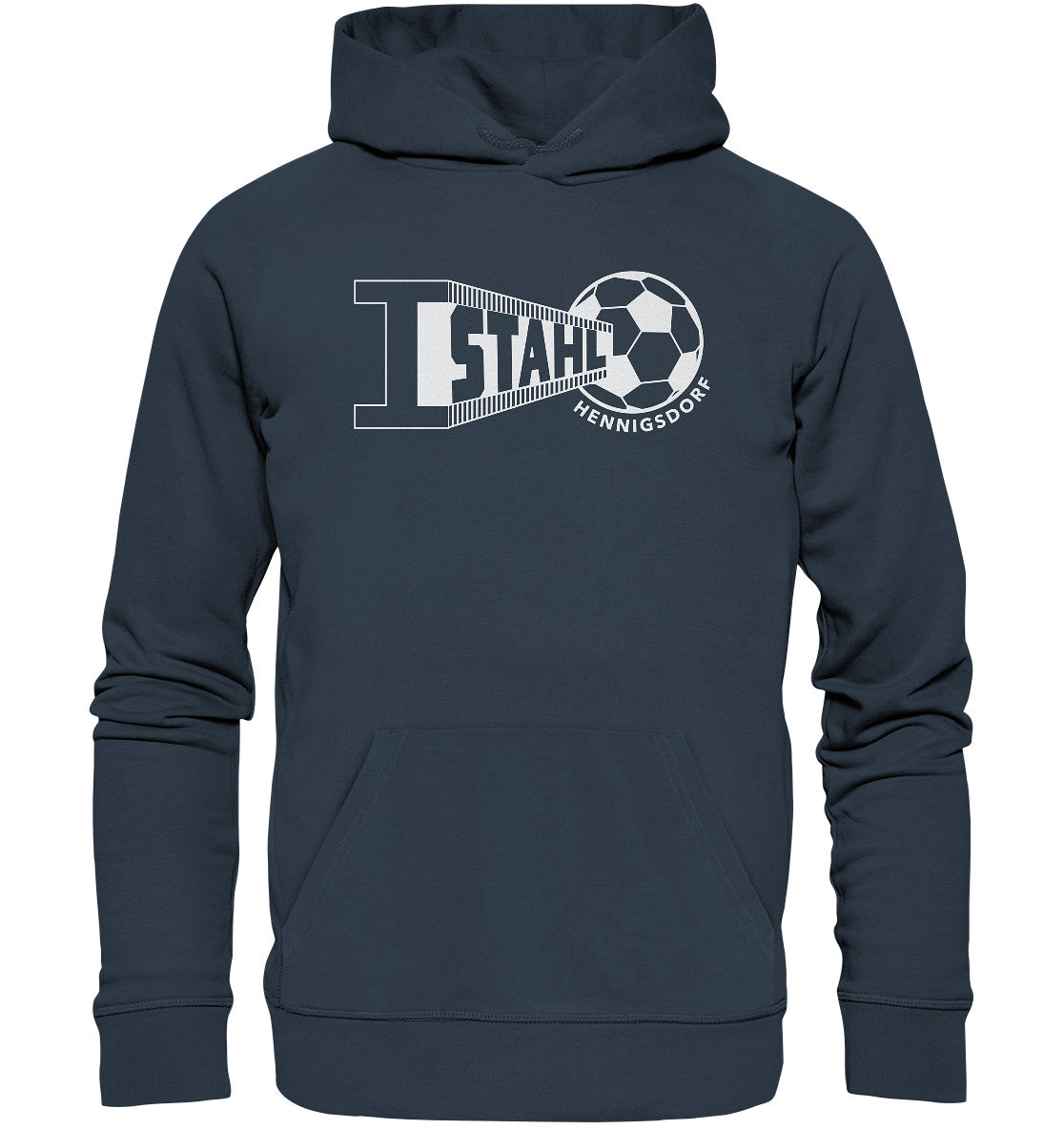 DDR Ostalgie Kapuze / Organic Hoodie Unisex • STAHL HENNIGSDORF