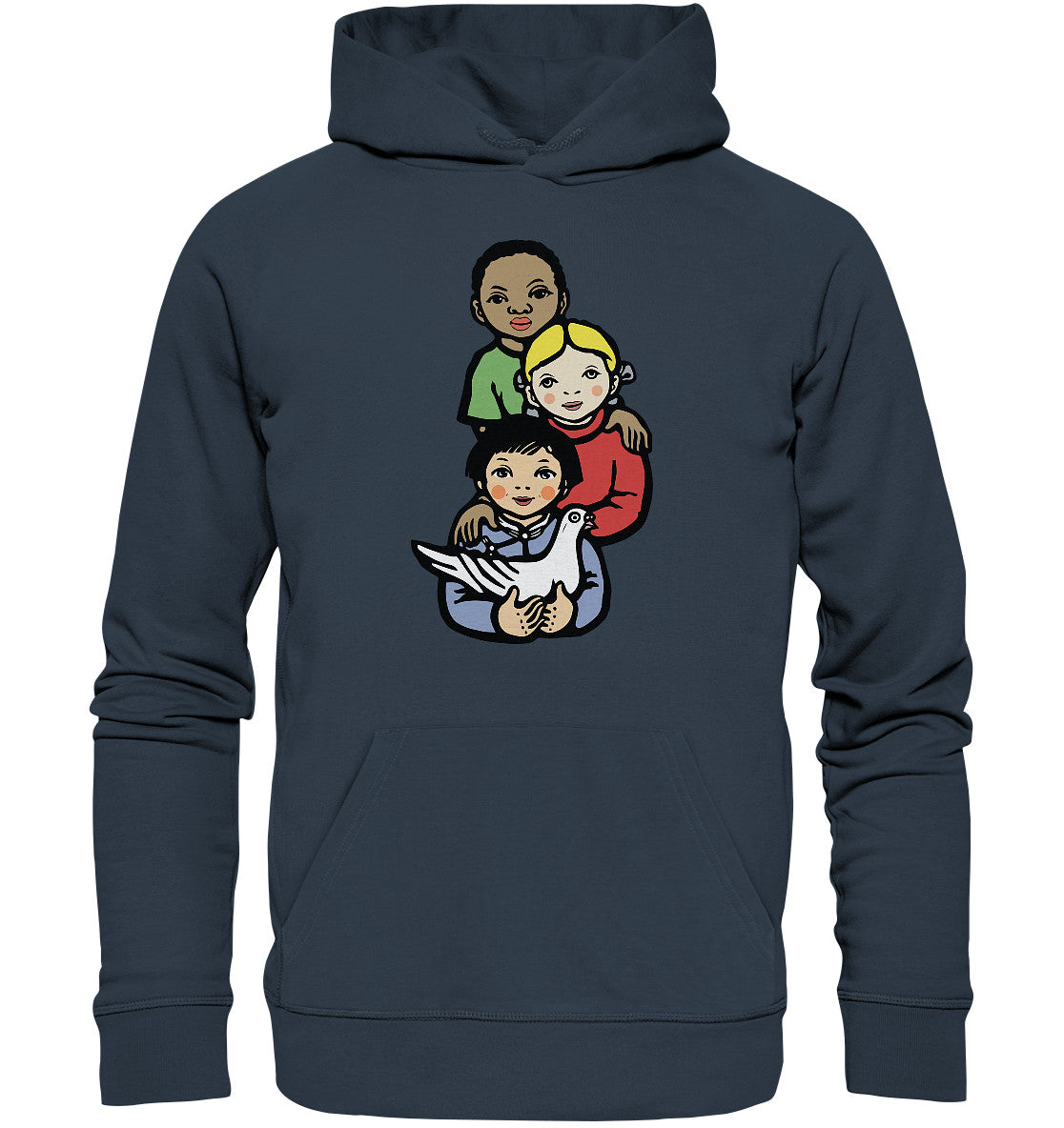 DDR Ostalgie Kapuze / Organic Hoodie Unisex • WELTFRIEDEN - WORLD PEACE, LI BING-FAN 1967