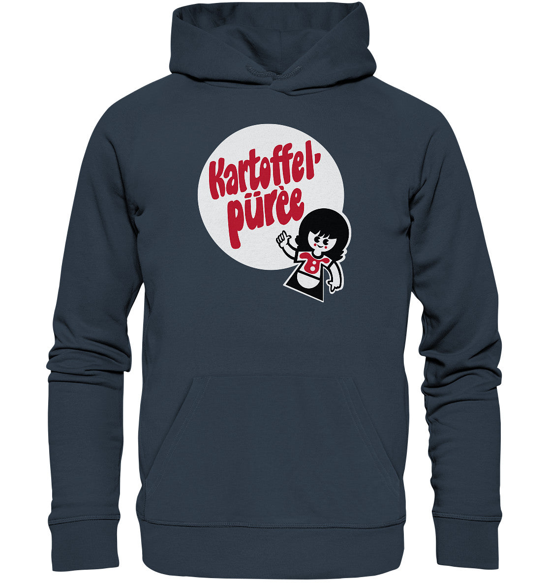 DDR Ostalgie Kapuze / Organic Hoodie Unisex • KARTOFFELPÜREE - VEB KARTOFFELVEREDLUNGSWERK HAGENOW