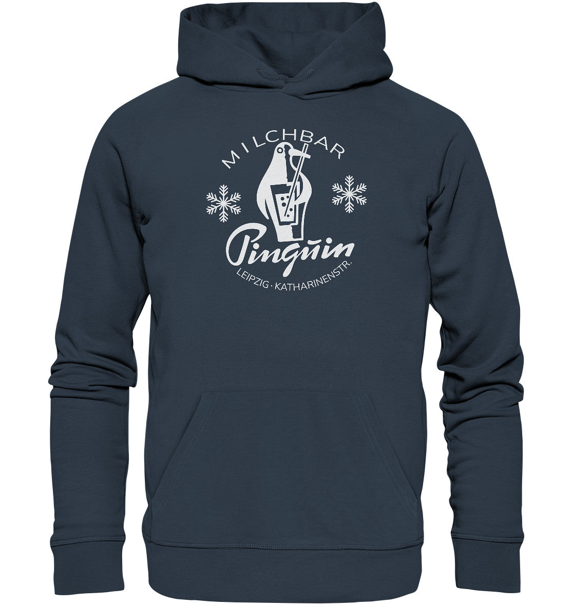 DDR Ostalgie Kapuze / Organic Hoodie Unisex • MILCHBAR PINGUIN LEIPZIG