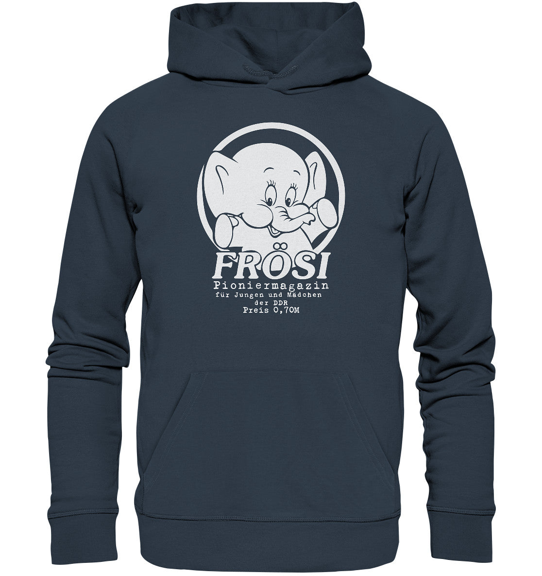 DDR Ostalgie Kapuze / Organic Hoodie Unisex • FRÖSI PIONIERMAGAZIN