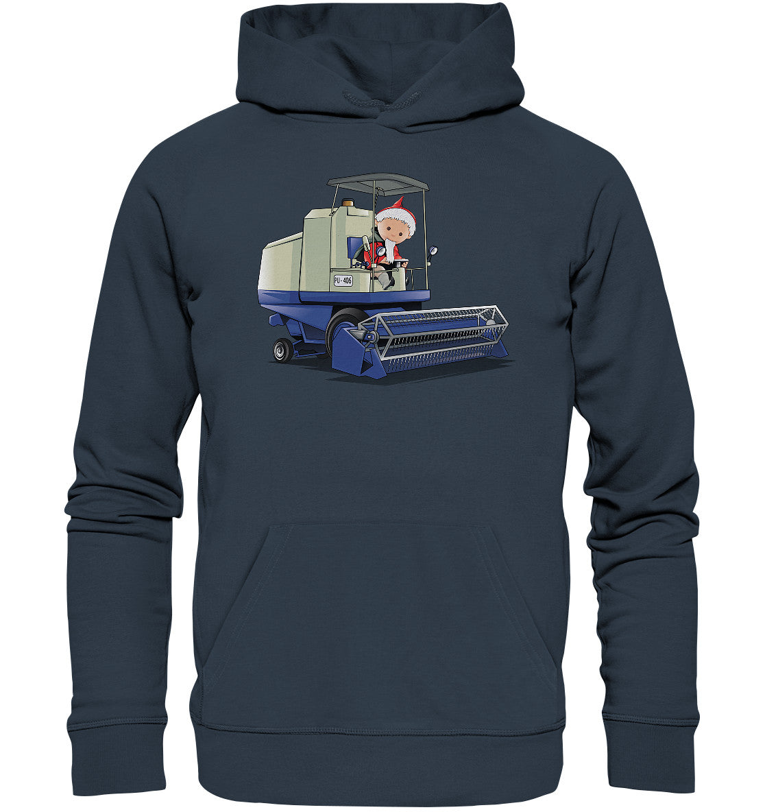 DDR Ostalgie Kapuze / Organic Hoodie Unisex • UNSER SANDMÄNNCHEN - ERNTEZEIT (PU-506)