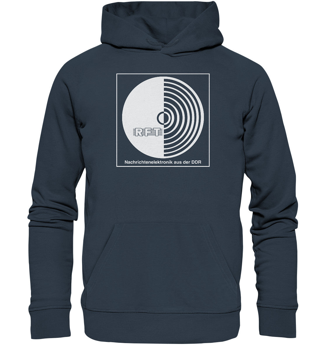 DDR Ostalgie Kapuze / Organic Hoodie Unisex • RFT NACHRICHTENELEKTRONIK AUS DER DDR