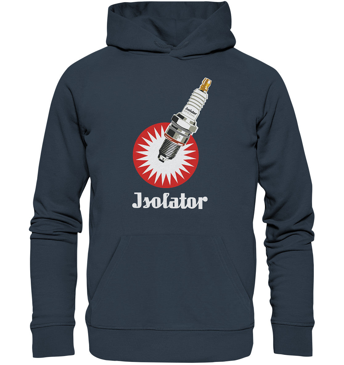 DDR Ostalgie Kapuze / Organic Hoodie Unisex • ISOLATOR ZÜNDKERZE