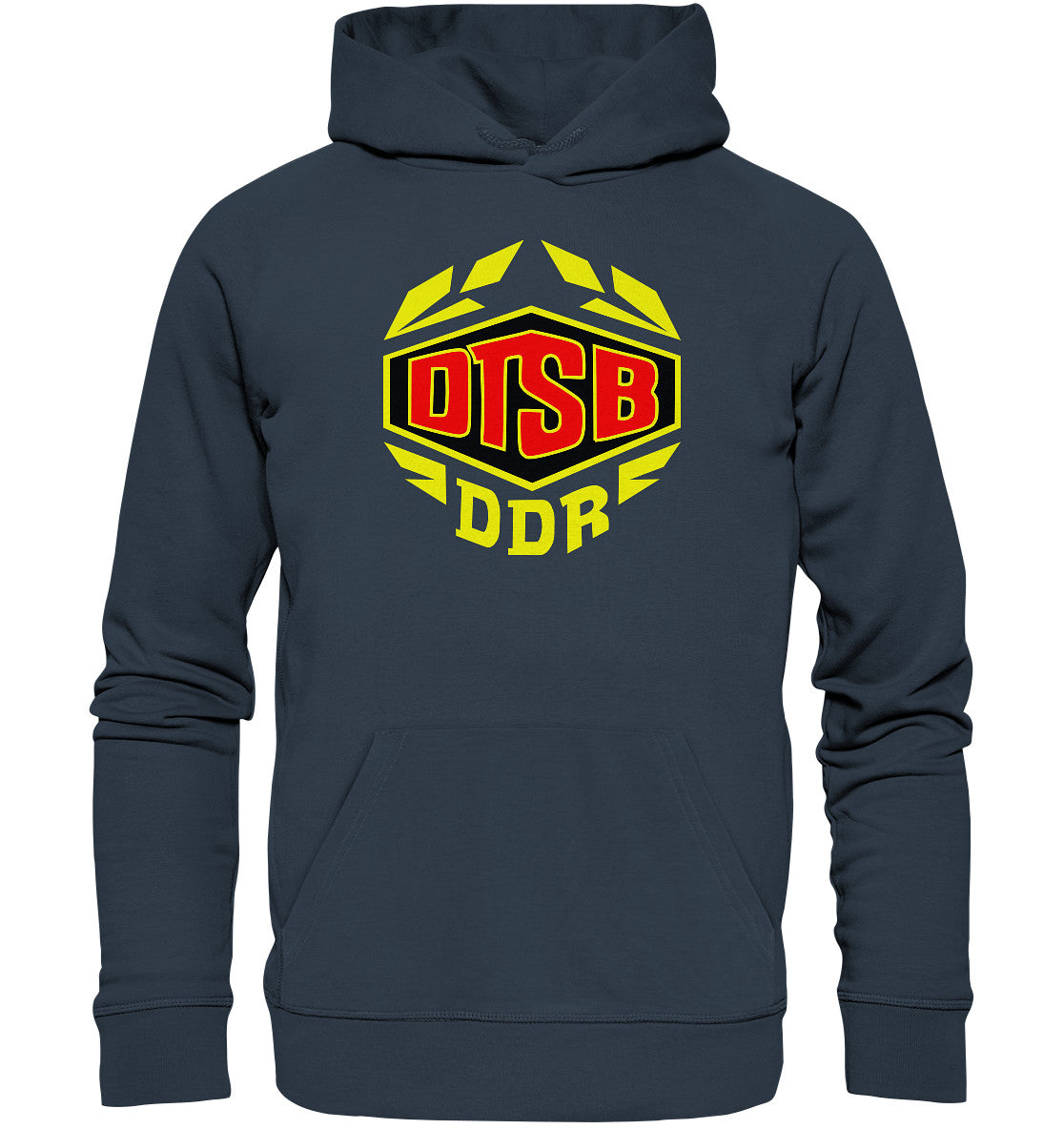 DDR Ostalgie Kapuze / Organic Hoodie Unisex • DDR TURN & SPORTBUND