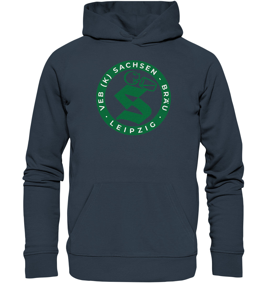 DDR Ostalgie Kapuze / Organic Hoodie Unisex • VEB SACHSENBRÄU LEIPZIG