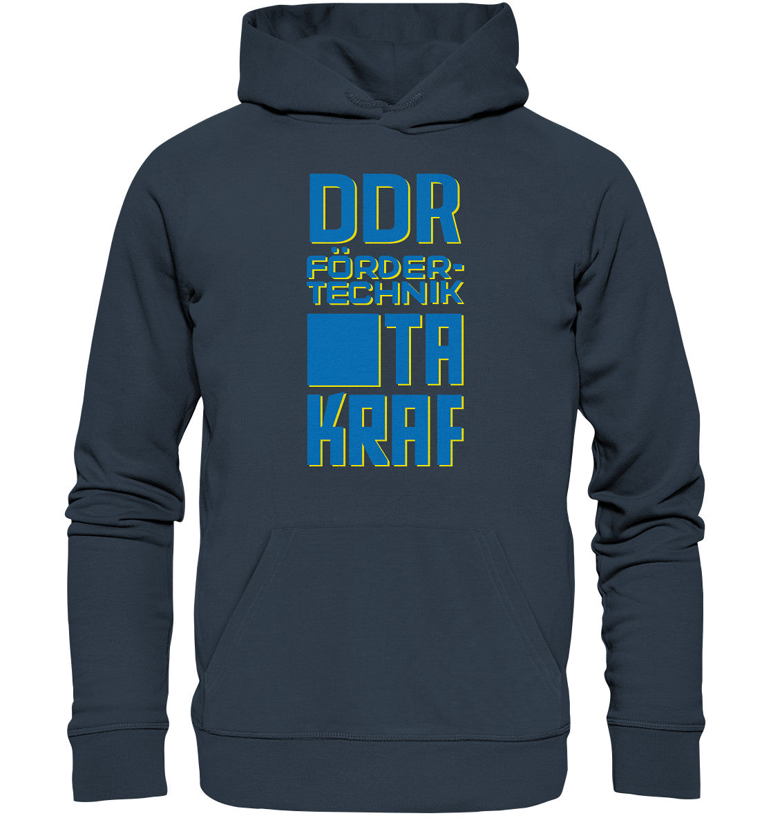 DDR Ostalgie Kapuze / Organic Hoodie Unisex • DDR FÖRDERTECHNIK TAKRAF