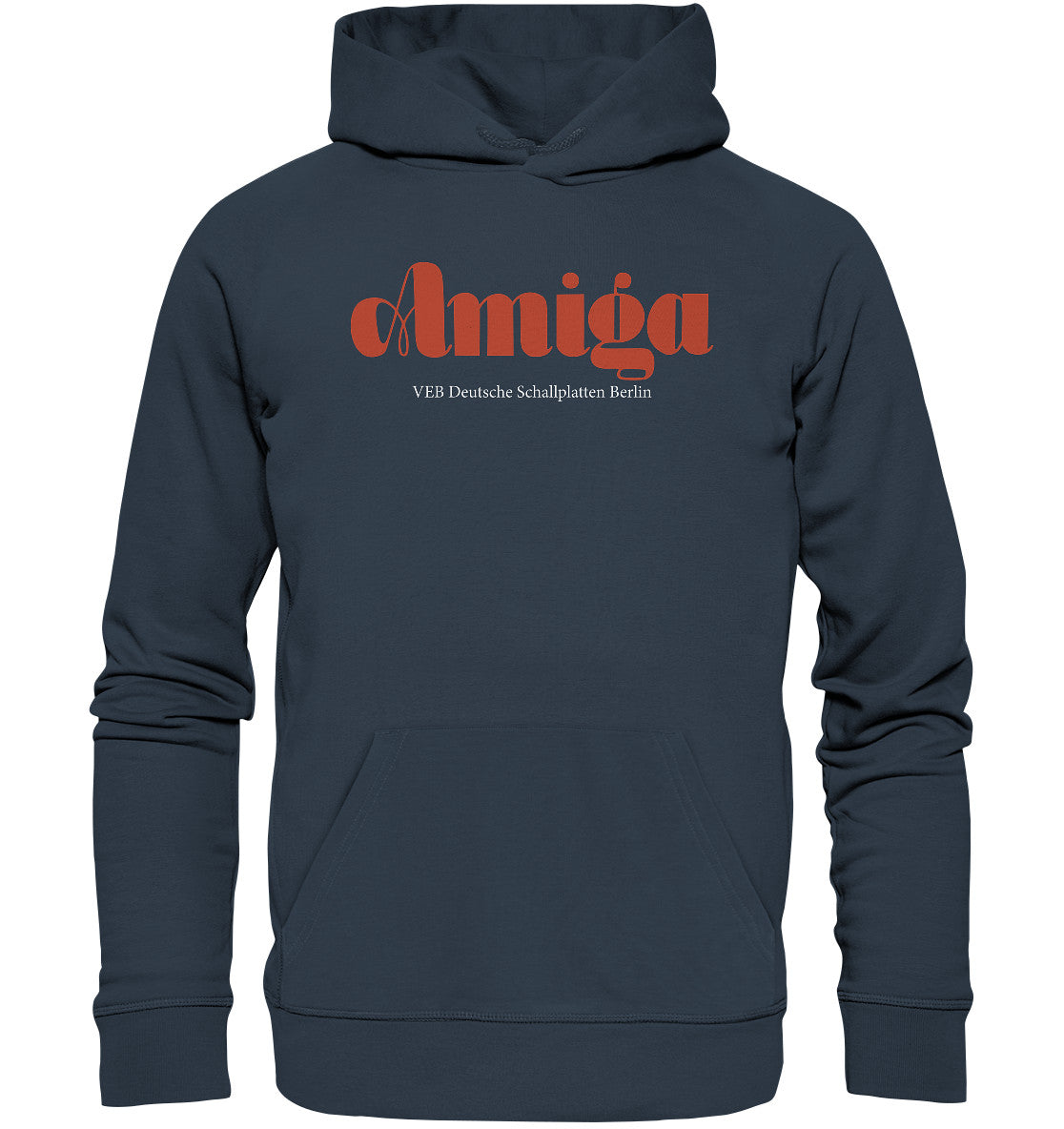 DDR Ostalgie Kapuze / Organic Hoodie Unisex • AMIGA SCHALLPLATTEN