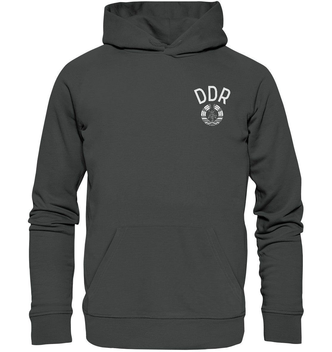DDR Ostalgie Kapuze / Organic Hoodie Unisex • DDR SPORT TRIKOT - monochrom