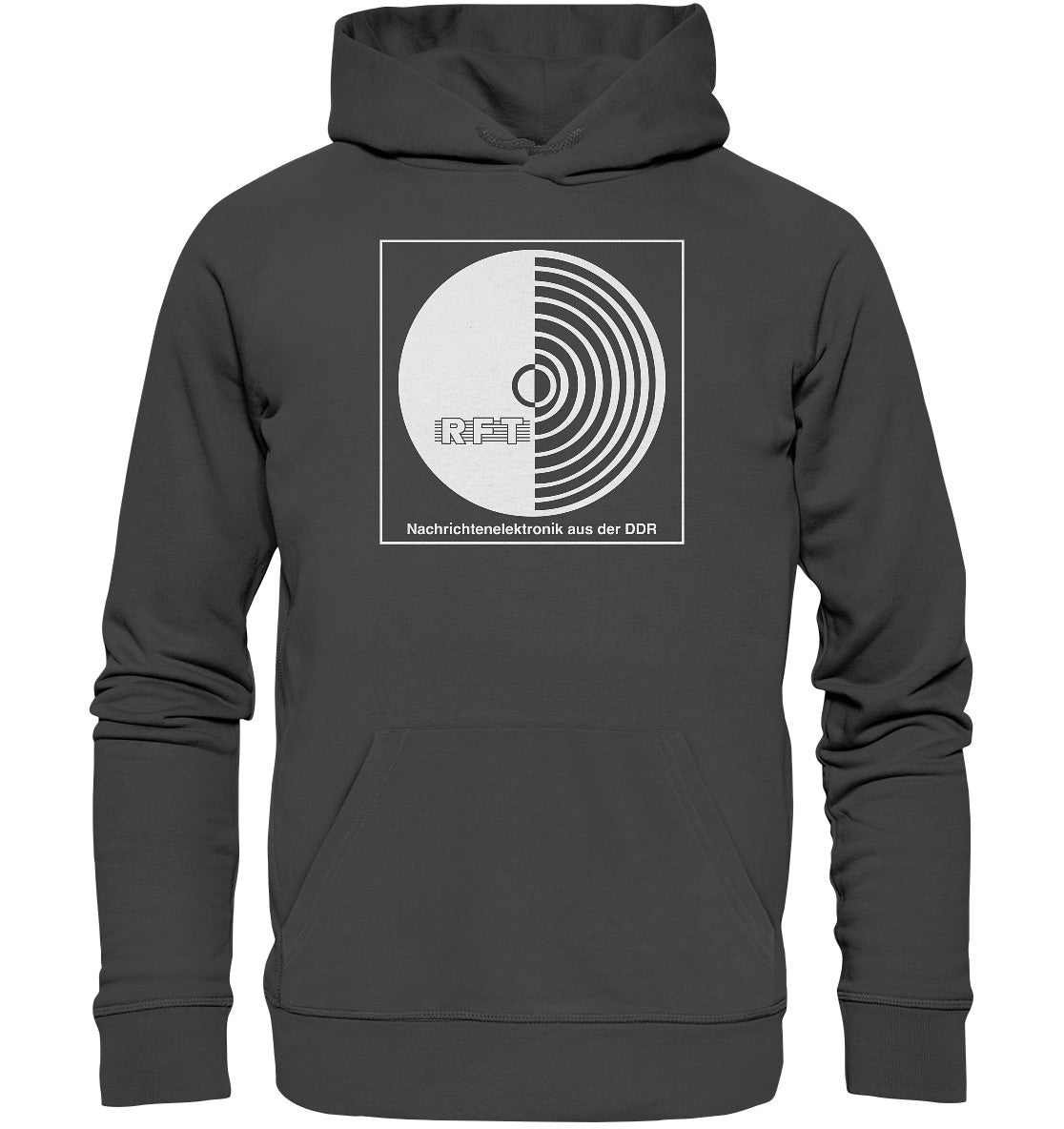 DDR Ostalgie Kapuze / Organic Hoodie Unisex • RFT NACHRICHTENELEKTRONIK AUS DER DDR