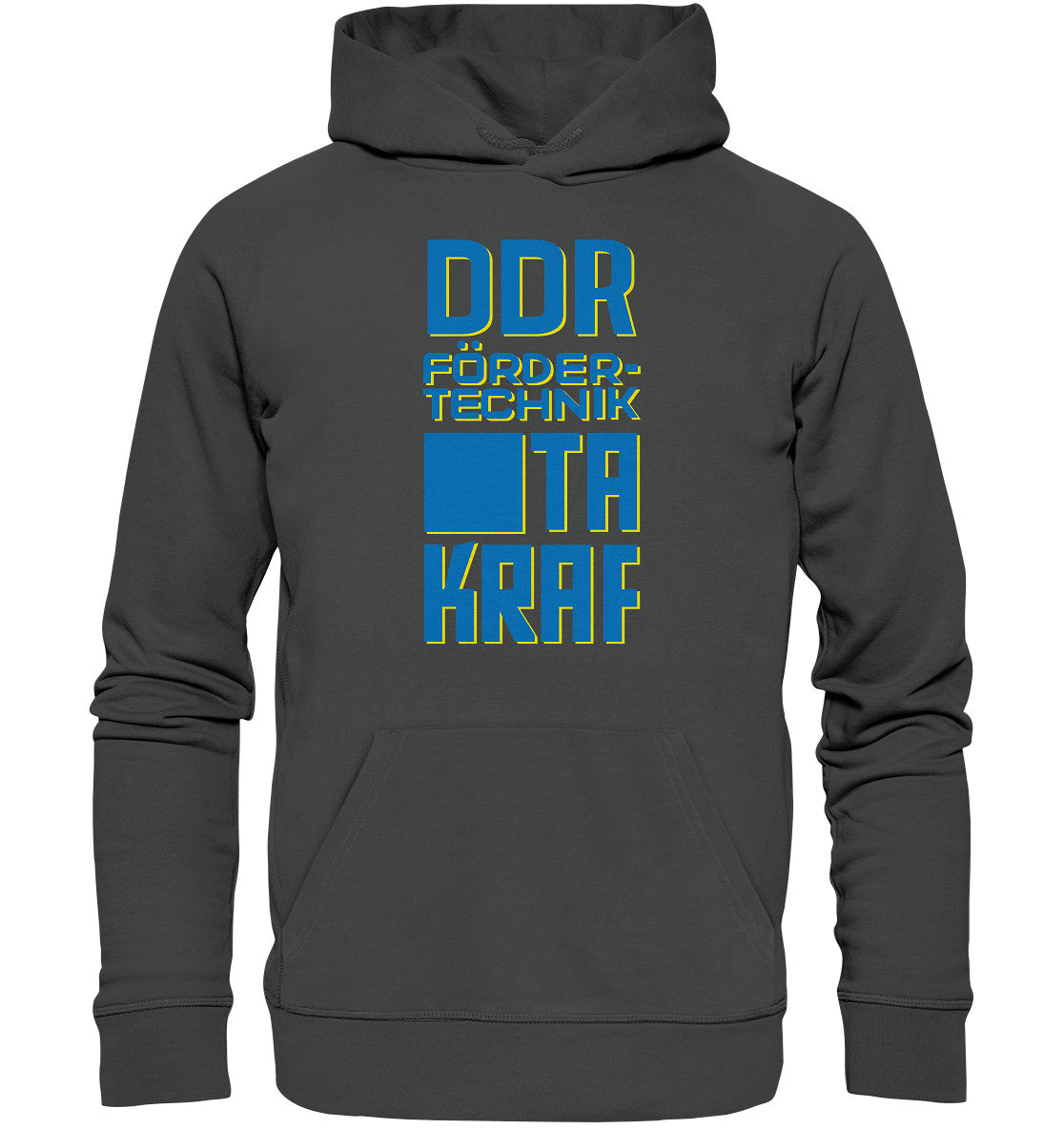 DDR Ostalgie Kapuze / Organic Hoodie Unisex • DDR FÖRDERTECHNIK TAKRAF