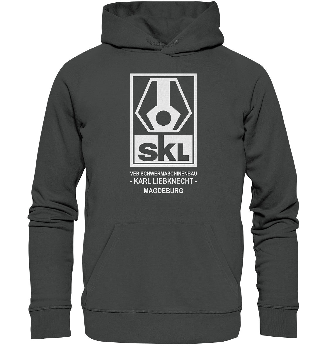 DDR Ostalgie Kapuze / Organic Hoodie Unisex • SKL KARL LIEBKNECHT MAGDEBURG