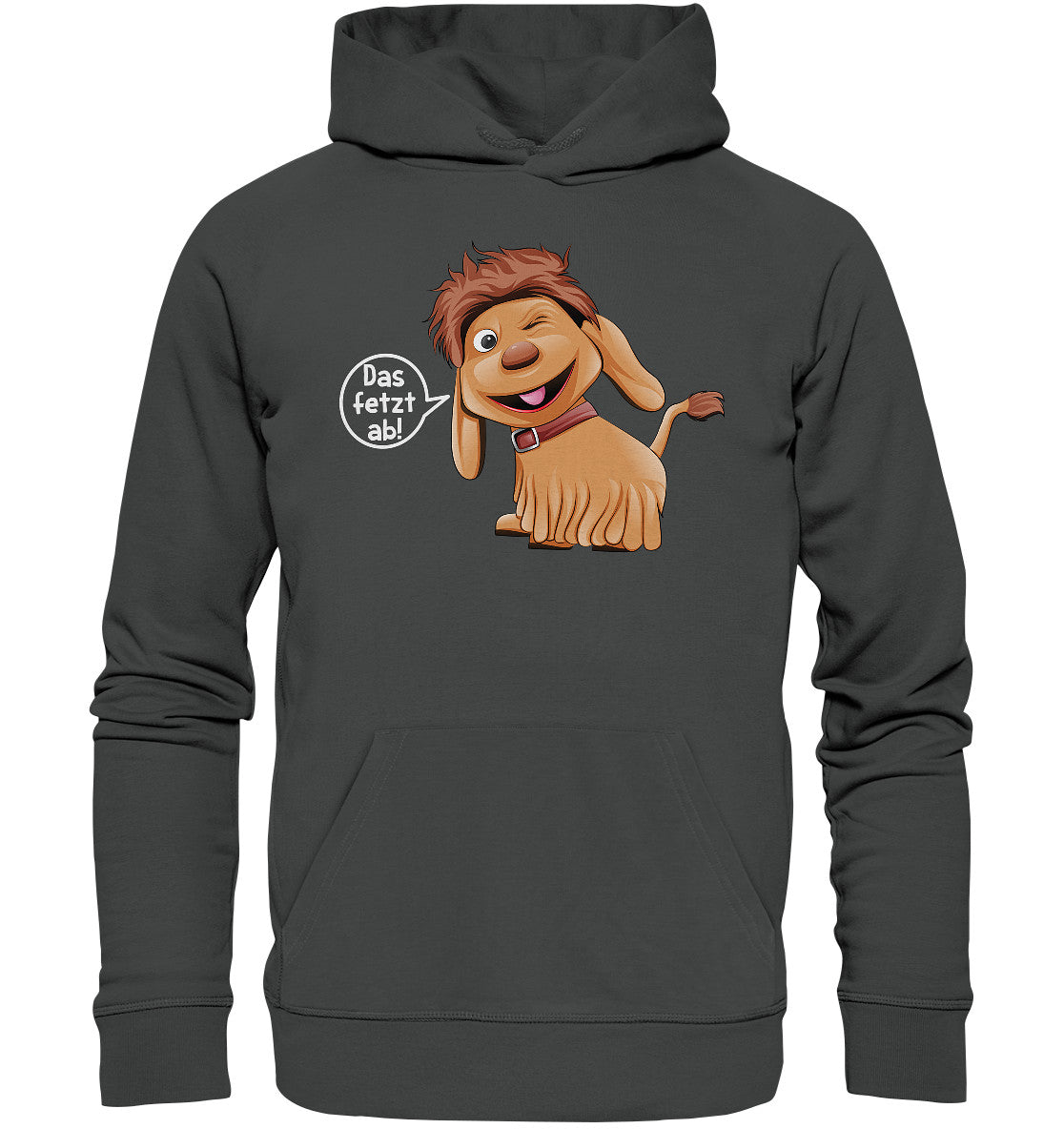 DDR Ostalgie Kapuze / Organic Hoodie Unisex • UNSER SANDMÄNNCHEN - MOPPI - DAS FETZT AB!