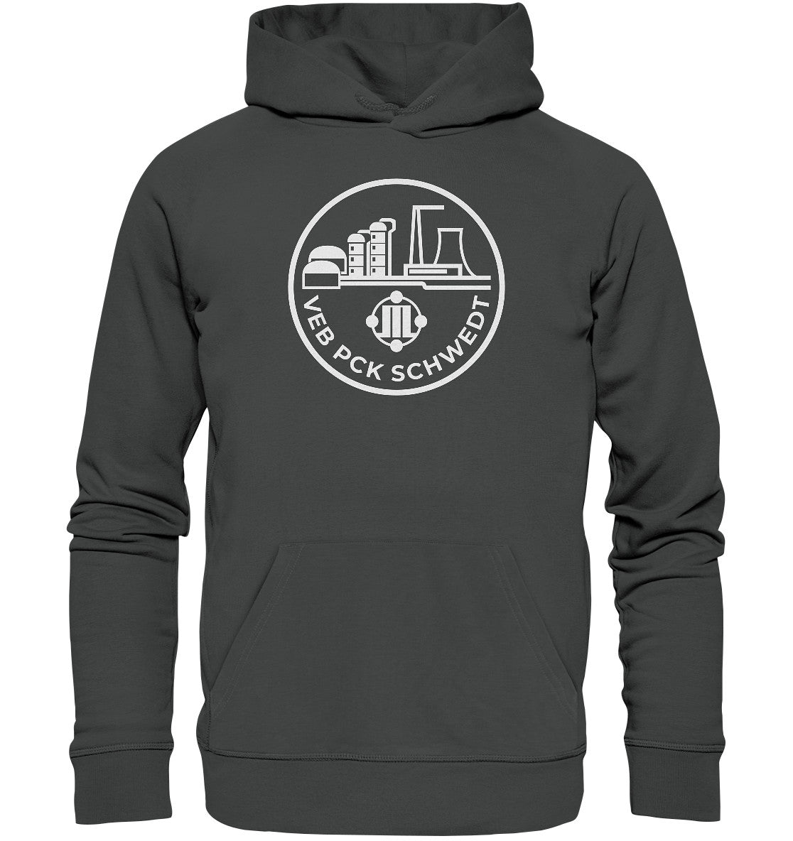 DDR Ostalgie Kapuze / Organic Hoodie Unisex • VEB PCK SCHWEDT