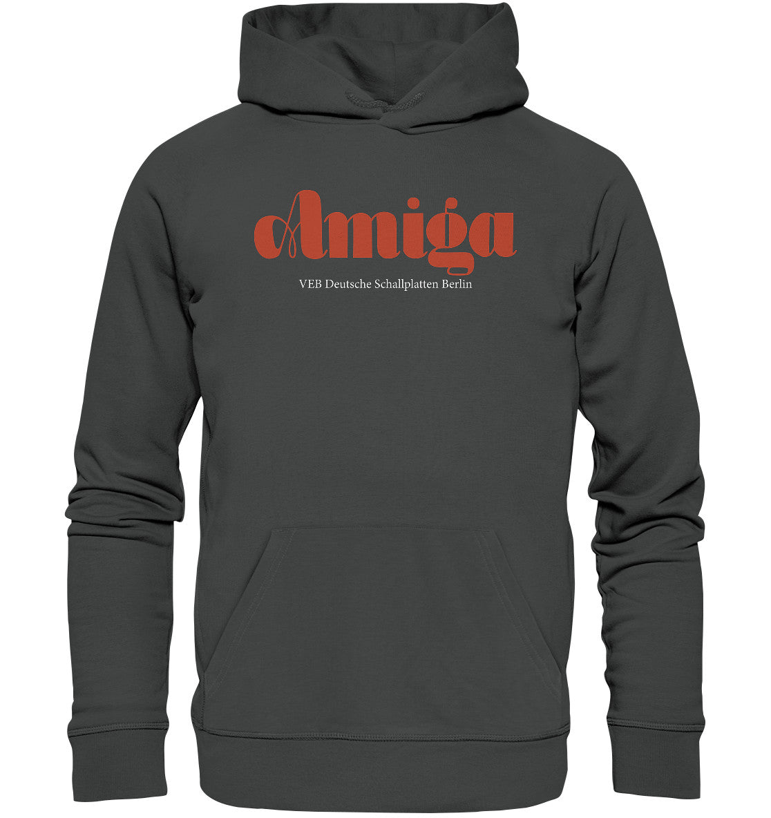 DDR Ostalgie Kapuze / Organic Hoodie Unisex • AMIGA SCHALLPLATTEN