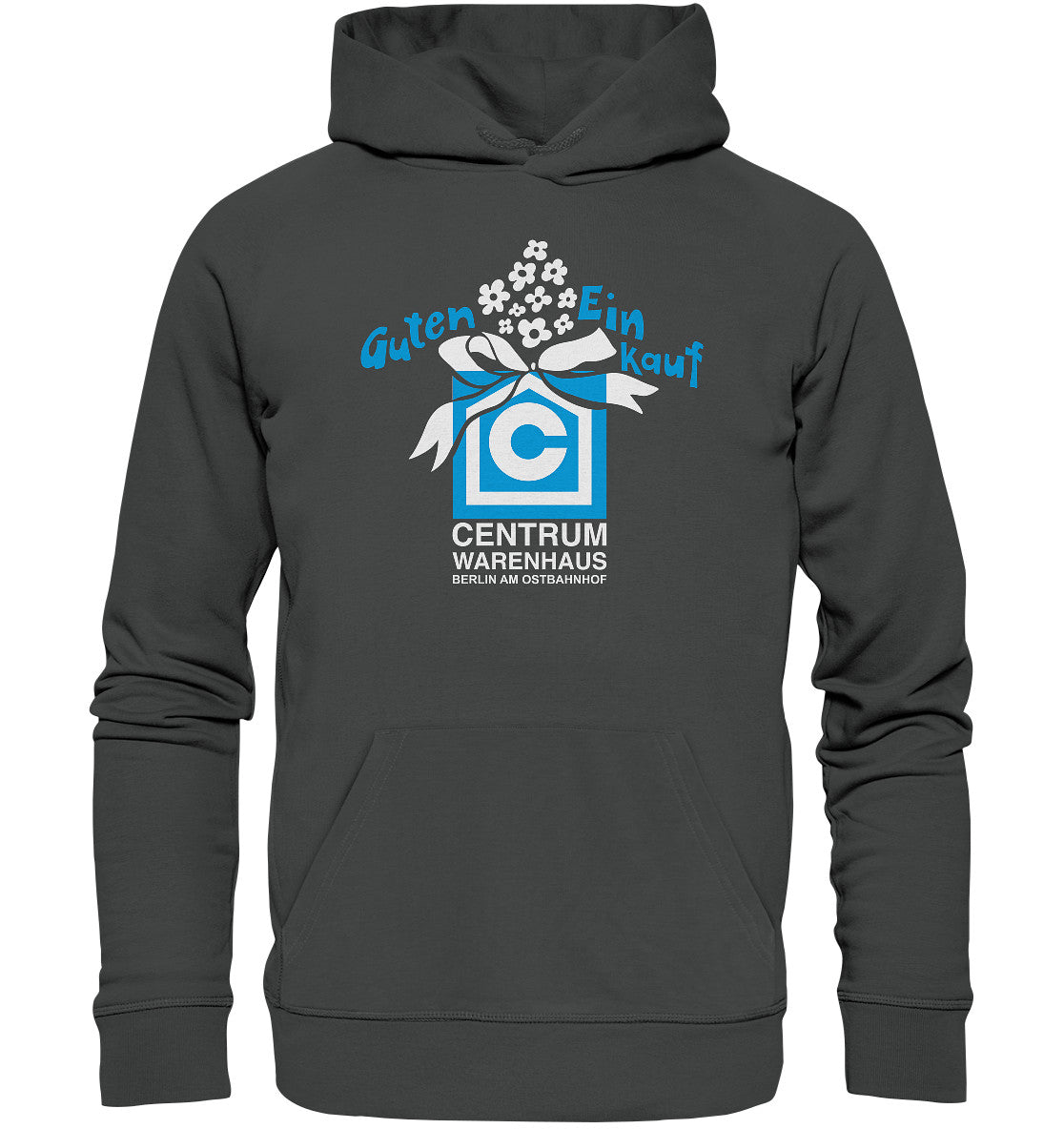 DDR Ostalgie Kapuze / Organic Hoodie Unisex • CENTRUM WARENHAUS - BERLIN