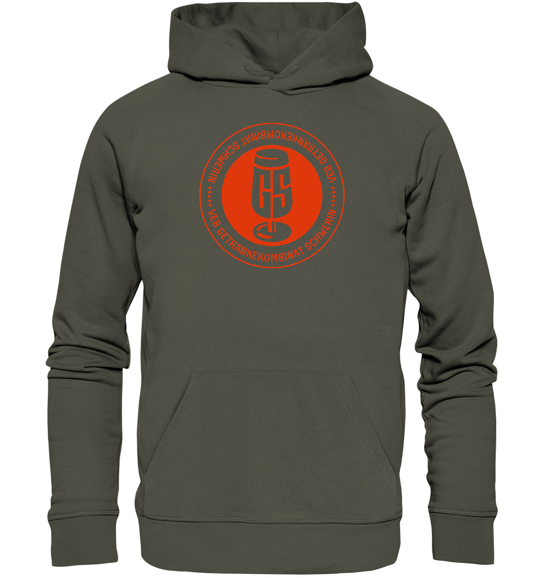 DDR Ostalgie Kapuze / Organic Hoodie Unisex • VEB GETRÄNKEKOMBINAT SCHWERIN