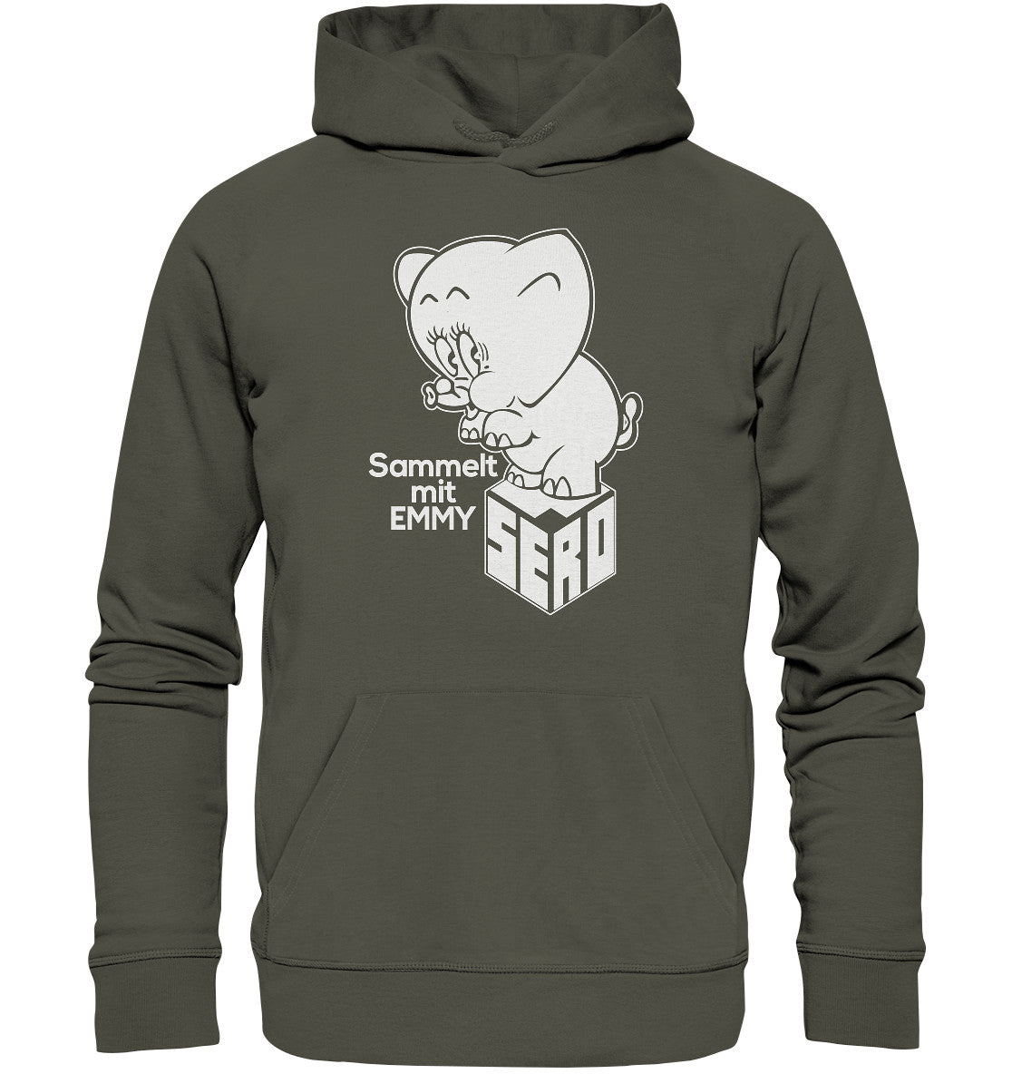 DDR Ostalgie Kapuze / Organic Hoodie Unisex • SERO - SAMMELT MIT EMMY - hell